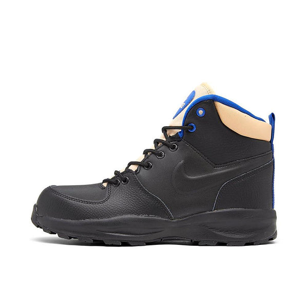 Big Kid's Nike Manoa LTR Black/Black-Sesame-Game Royal (BQ5372 003)