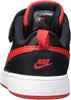 Toddler Nike Court Borough Low 2 Black/University Red-White (BQ5453 007)