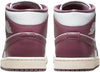 Women's Air Jordan 1 Mid Pure Platinum/Sky J Mauve-Sail (BQ6472 050)