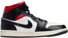 Women's Air Jordan 1 Mid Black/Gym Red-Sail (BQ6472 061)
