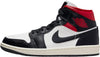 Women's Air Jordan 1 Mid Black/Gym Red-Sail (BQ6472 061)