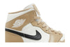 Women's Air Jordan 1 Mid Sail/Black-Desert (BQ6472 103)