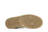 Women's Air Jordan 1 Mid Sail/Black-Desert (BQ6472 103)