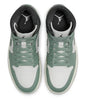 Women's Jordan 1 Mid Sail/Jade Smoke-Anthracite (BQ6472 130)