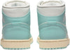 Women's Jordan 1 Mid Sail/Light Dew-Muslin (BQ6472 132)