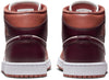 Women's Jordan 1 Mid Dusty Peach/Night Maroon-Sail (BQ6472 200)