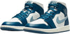 Women's Air Jordan 1 MID Sky J FR Blue/Ozone Blue-Sail (BQ6472 414)