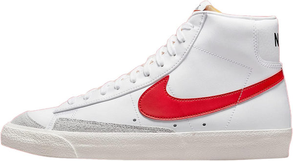 Men's Nike Blazer Mid '77 VNTG Wht/Habanero Red-Medium Blue (BQ6806 117)