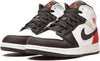 Big Kid's Jordan 1 Mid SE White/Track Red-Black-Igloo (BQ6931 100)