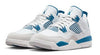 Little Kid's Jordan 4 Retro Off White/Military Blue (BQ7669 141)