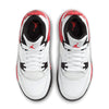 Little Kid's Jordan 4 Retro White/Fire Red-Black (BQ7669 161)