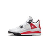 Little Kid's Jordan 4 Retro White/Fire Red-Black (BQ7669 161)