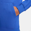 Men's Nike Sportswear Game Royal/White Club Fleece Full-Zip Hoodie