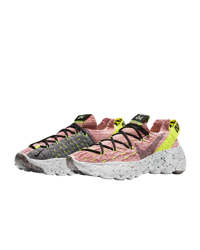 Women's Nike Space Hippie 04 Lemon Venom/Blck/Lt Artic Pink (CD3476 700)