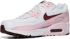 Big Kid's Nike Air Max 90 LTR White/Dark Beetroot-Pink Foam (CD6864 114)