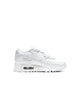Little Kid's Nike Air Max 90 LTR White/Wht-Metallic Silver (CD6867 100)
