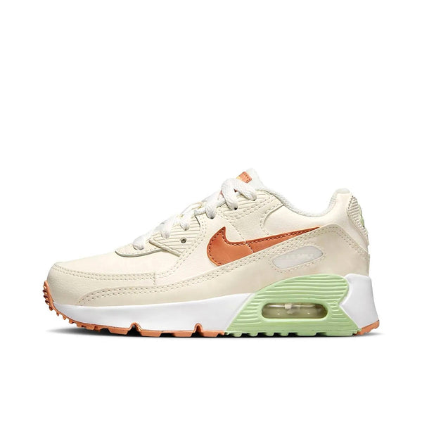 Little Kid's Nike Air Max 90 LTR Pale Ivry/Amber Brw-Phntm (CD6867 122)