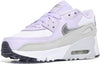 Toddler's Nike Air Max 90 LTR White/Metallic Silver (CD6868 123)