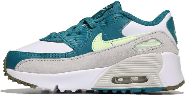 Toddler's Nike Air Max 90 LTR White/Barely Volt  (CD6868 124)
