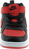 Toddler's Nike Court Borough Mid 2 Black/University Red-White (CD7784 003)
