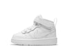 Toddler's Nike Court Borough Mid 2 White/White-White (CD7784 100)