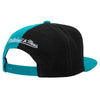 Mitchell & Ness Teal Charlotte Hornets NBA Retroline HWC Snapback - OSFA