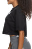 Women's Nike Black Sportwear Python Crop Top T-Shirt