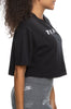 Women's Nike Black Sportwear Python Crop Top T-Shirt