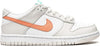 Big Kid's Nike Dunk Low White/Crimson Bliss (CW1590 101)