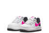 Toddler's Nike Force 1 White/Fierce Pink (CZ1691 109)