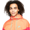 Men's Nike Red Clay/Orng/Lght Crimson Sportswear Wndrunner Hooded Jacket