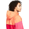 Men's Nike Red Clay/Orng/Lght Crimson Sportswear Wndrunner Hooded Jacket