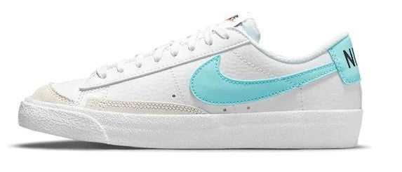 Big Kid's Nike Blazer Low '77 White/Copa-White-White (DA4074 103)