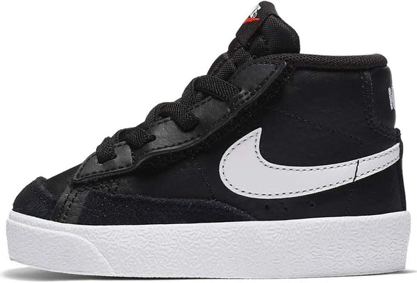 Toddler's Nike Blazer Mid '77 Black/White-White-Team Orange (DA4088 002)