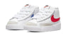Toddler's Nike Blazer Mid '77 Wht/Habanero Red-Medium Blue (DA4088 117)