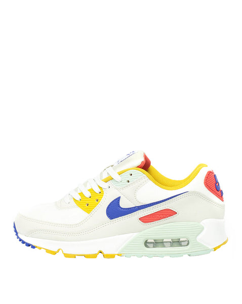 Women's Nike Air Max 90 Summit White/Lapis-Light Bone (DA8726 100)