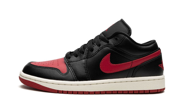 Women's Jordan 1 Low Black/Gym Red-Sail (DC0774 061)