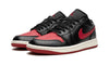 Women's Jordan 1 Low Black/Gym Red-Sail (DC0774 061)