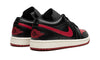 Women's Jordan 1 Low Black/Gym Red-Sail (DC0774 061)