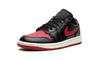Women's Jordan 1 Low Black/Gym Red-Sail (DC0774 061)