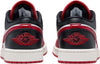 Women's Jordan 1 Low White/Gym Red-Black-Sail (DC0774 160)