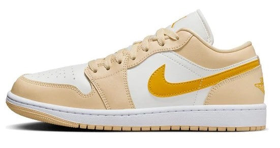 Women's Air Jordan 1 Low Sail/Yellow Ochre-Pale Vanilla (DC0774 170)