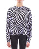 Women's Nike Purple Chalk/Black Icon Clash Crop Sweatshirt
