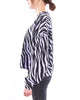 Women's Nike Purple Chalk/Black Icon Clash Crop Sweatshirt