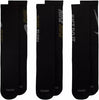 Nike Graphic Everyday Plus Black Unisex Crew Socks (3 Pair)
