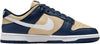 Women's Nike Dunk Low Next Nature Midnight Nvy/Wht-Team Gld (DD1873 401)