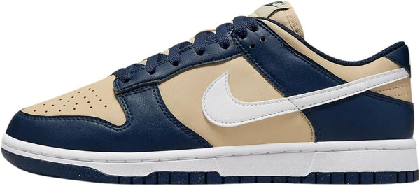 Women's Nike Dunk Low Next Nature Midnight Nvy/Wht-Team Gld (DD1873 401)