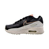 Little Kid's Nike Air Max 90 LTR SE Off Noir/MTLC Pewter-Bk (DJ0415 001)