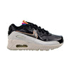 Little Kid's Nike Air Max 90 LTR SE Off Noir/MTLC Pewter-Bk (DJ0415 001)