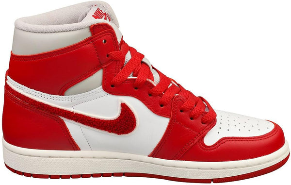 Women's Jordan 1 Retro Hi OG Lt Iron Ore/Varsity Red-Sail (DJ4891 061)